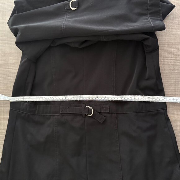 Esprit - Black Hooded Coat with Zipper - Size L - Picture 15 of 16